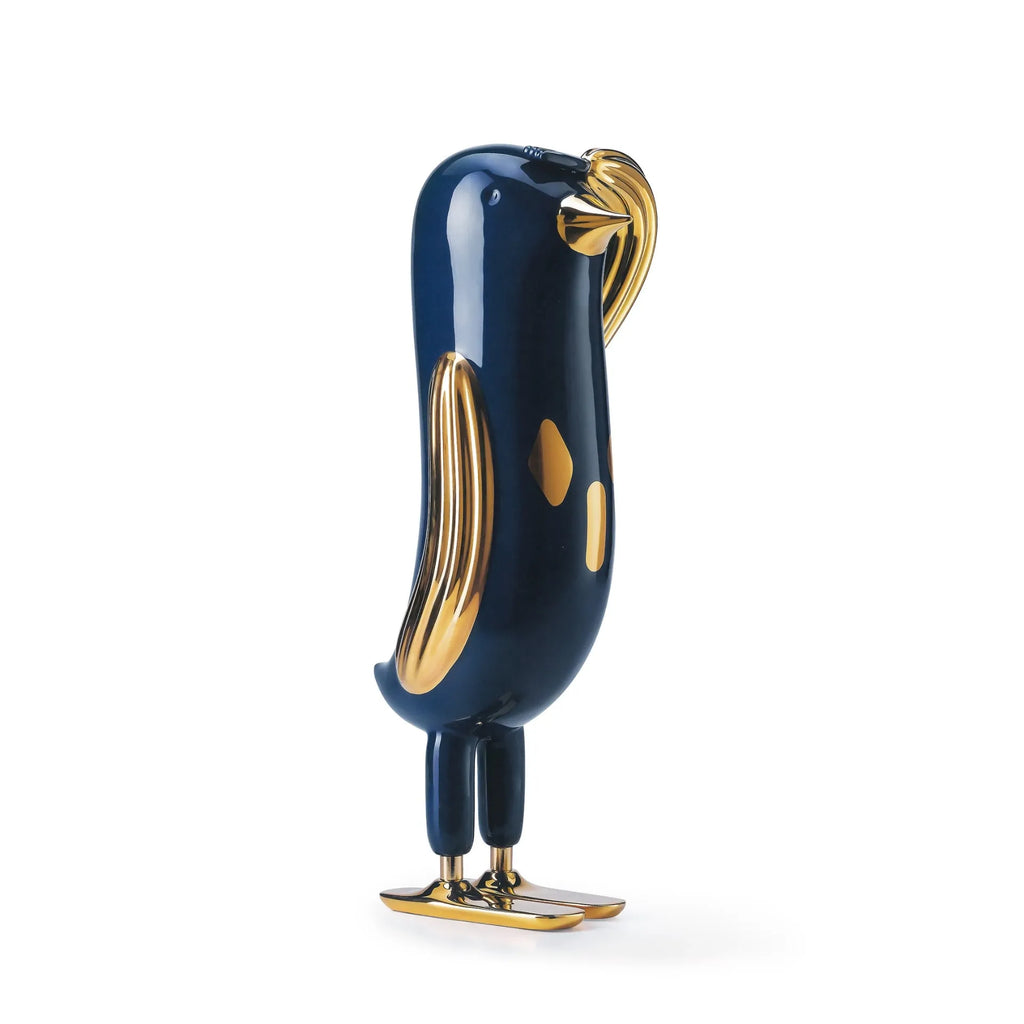 Hopebird Azul y base blanca satinada