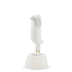 Mini Hopebird Blanco con Base Blanca Satinada
