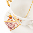 Taza de Té con plato Kintsugi 1