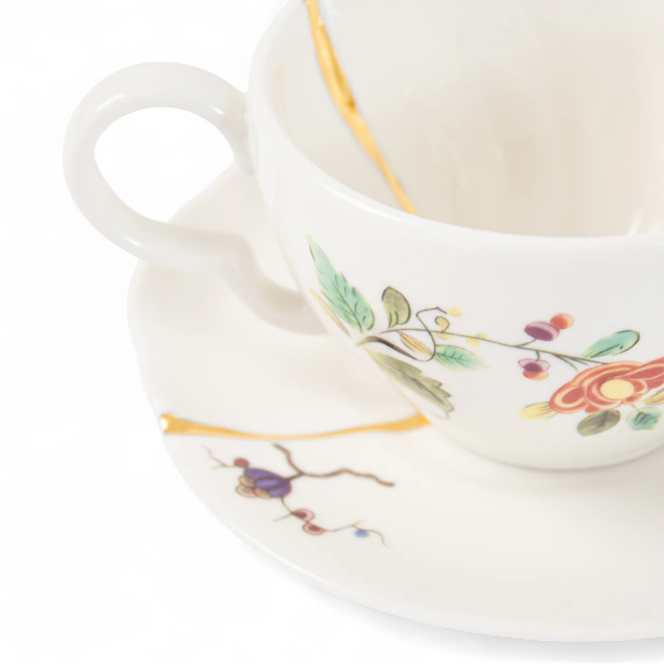 Taza de Té con plato Kintsugi 2