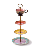 Expositor de Pasteles de 4 Pisos Multicolor Grandpa