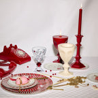 Vela Candelabro Harcourt Rojo