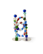 Candelabro Perlas Multicolor
