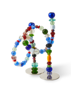 Candelabro Perlas Multicolor