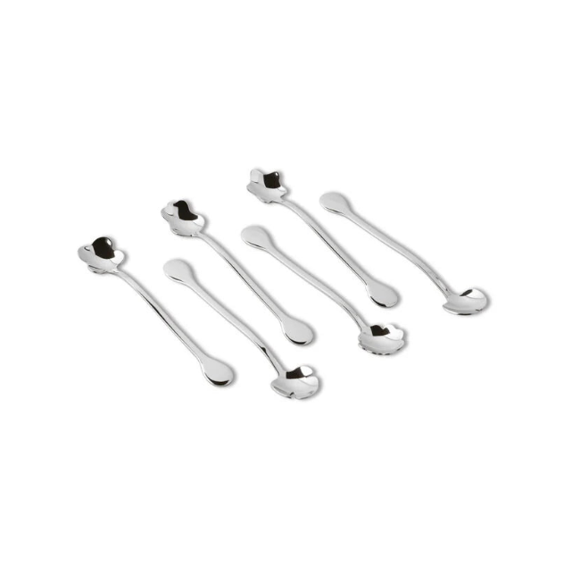 Cucharitas Flores set x 6