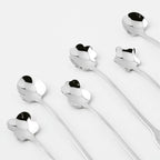 Cucharitas Flores set x 6