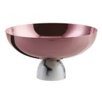 Bowl Madame Rose Gold y Marmol Blanco
