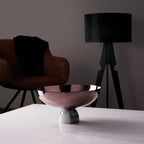 Bowl Madame Rose Gold y Marmol Blanco