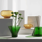 Jarron Issey set 5  Verde Ambar