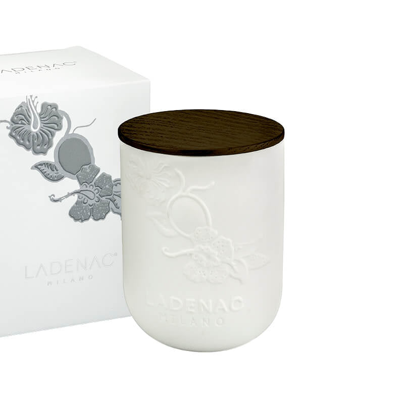 Vela Flor de Opio Blanca 200g