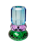Base de Cristal Verde, Violeta, Celeste