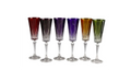 Juego de 6 copas de champán Timeless Multicolor
