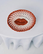 Cesta Salvador rojo - blanco Les Objets Mouleversants