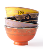 Bowl Grandpa S set 4 Multicolor