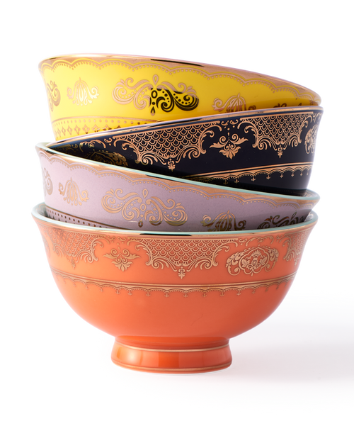 Bowl Grandpa S set 4 Multicolor