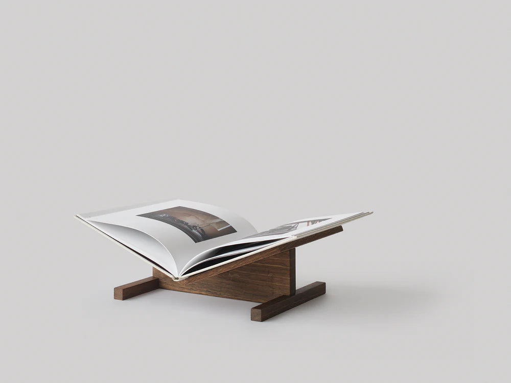 Porta Libros - Roble Oscuro