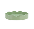 Bandeja Scallop Verde Salvia S