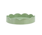 Bandeja Scallop Verde Salvia S
