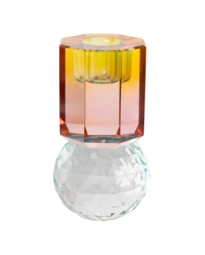 Candelabro de Cristal Light Menta, Rosa