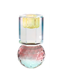 Candelabro de Cristal Rosado, Clear