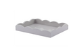 Bandeja Scallop Gris Rectangular S