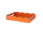 Bandeja Scallop Naranja Rectangular M