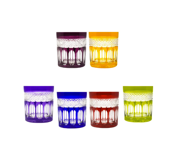 Juego de 6 vasos Mireille en colores surtidos