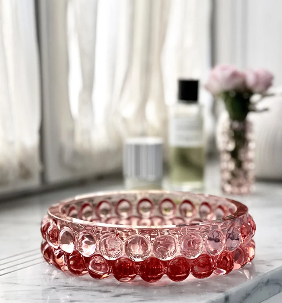 Hurricaine Boule Plateau, Rose
