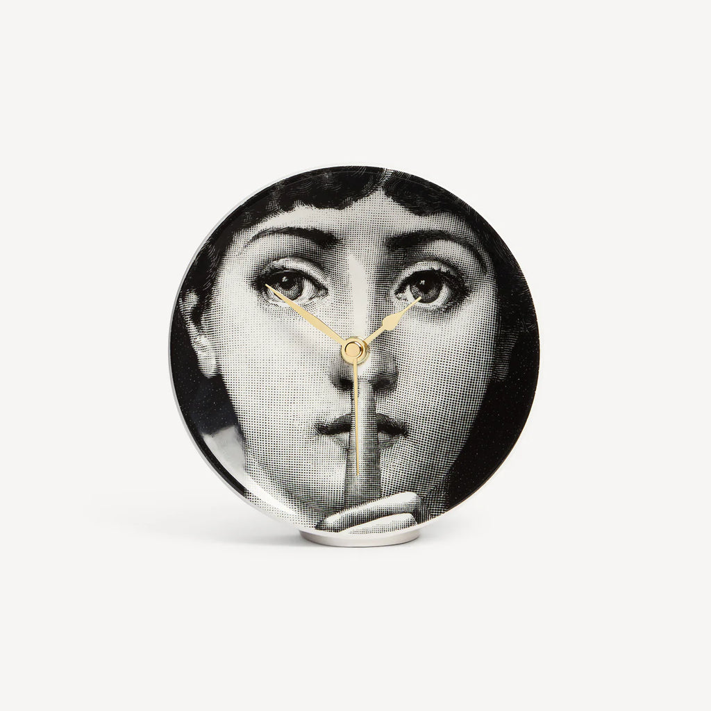 Reloj de Mesa Tema e Variazioni - Silenzio negro/blanco