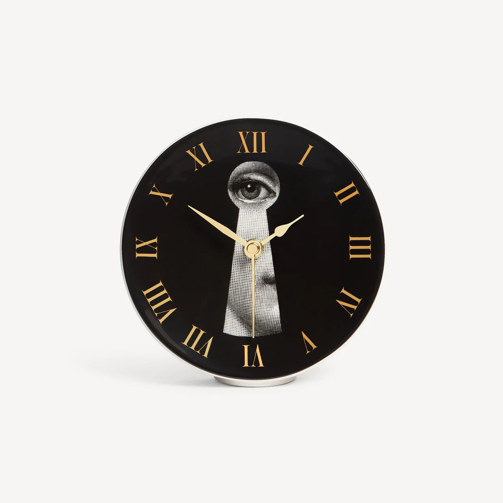 Reloj de Mesa Serratura Oro/Blanco/Oro