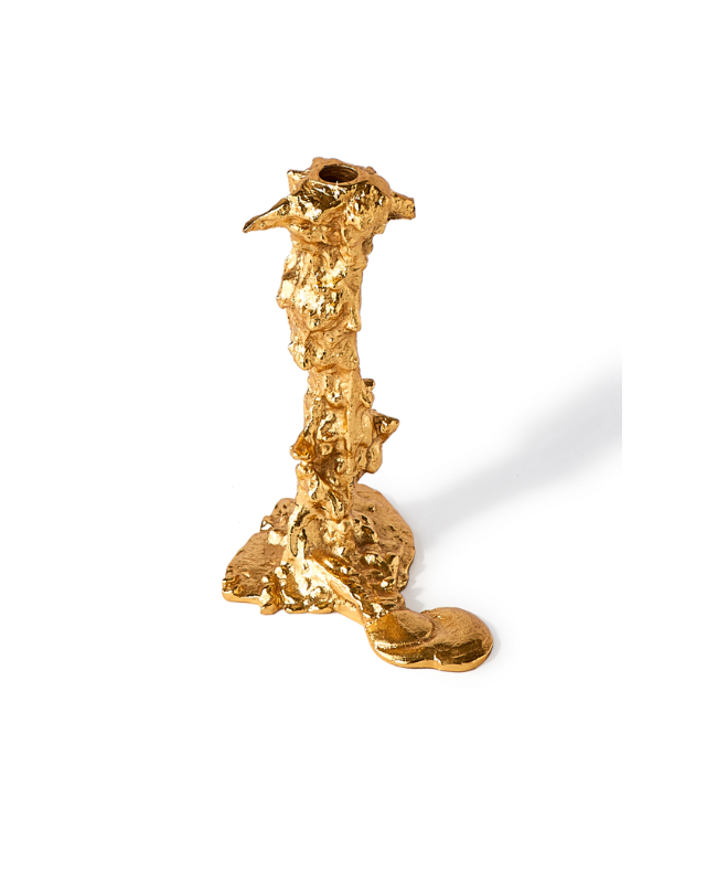 Candelabro Drip L- Oro