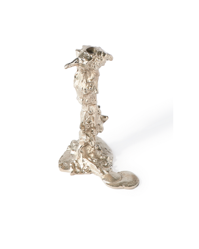 Candelabro Drip Plateado L