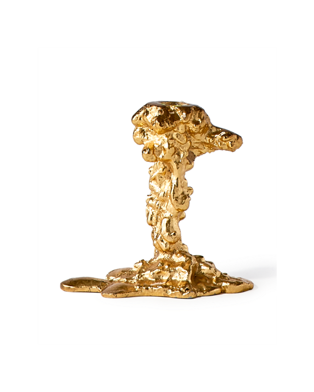 Candelabro Drip Holder S - Oro
