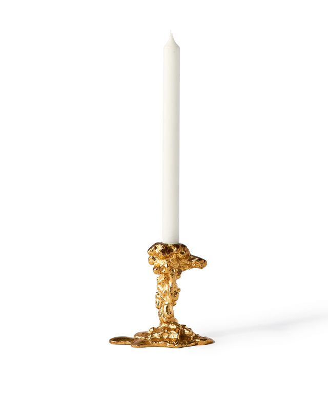 Candelabro Drip Holder S - Oro