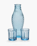 Juego de Jarra con 2 Vasos M Azul Fish & Fish