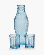 Juego de Jarra con 2 Vasos M Azul Fish & Fish