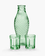 Juego de Jarra con 2 Vasos M Verde Fish & Fish