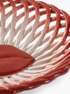 Cesta Salvador rojo - blanco Les Objets Mouleversants