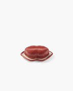 Plato con tapa rojo - labios blancos Les Objets Mouleversant