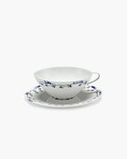 Tazas de Té con Platillo Anemone Leche Midnight Flowers set 6