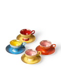 Tazas de Espresso Multicolor Grandma set 4