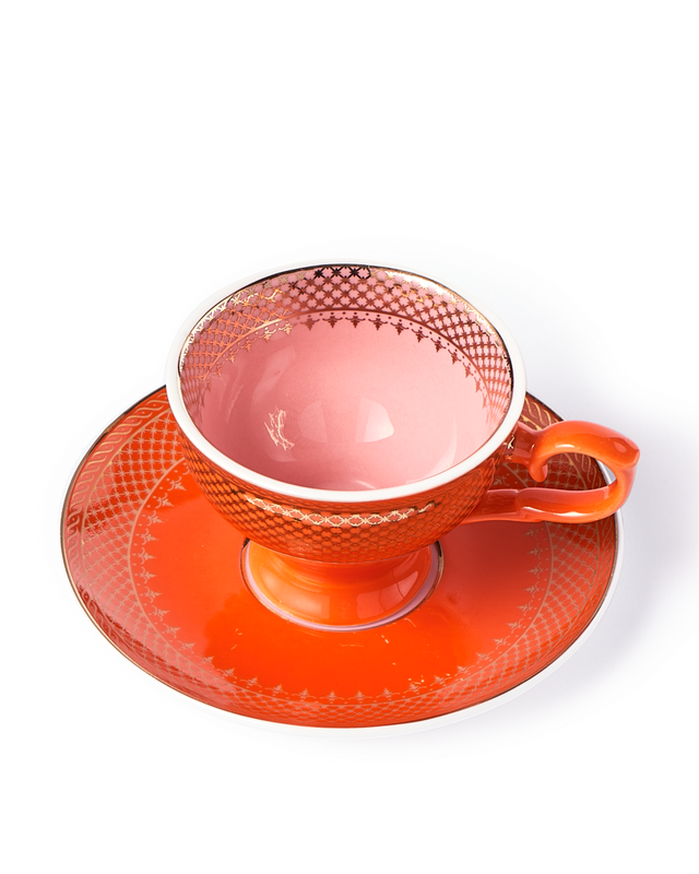 Tazas de Espresso Multicolor Grandma set 4