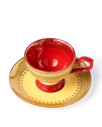 Tazas de Espresso Multicolor Grandma set 4