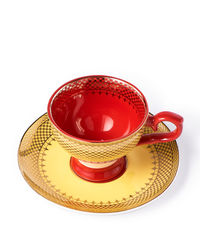Tazas de Espresso Multicolor Grandma set 4