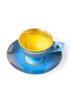 Tazas de Espresso Multicolor Grandma set 4