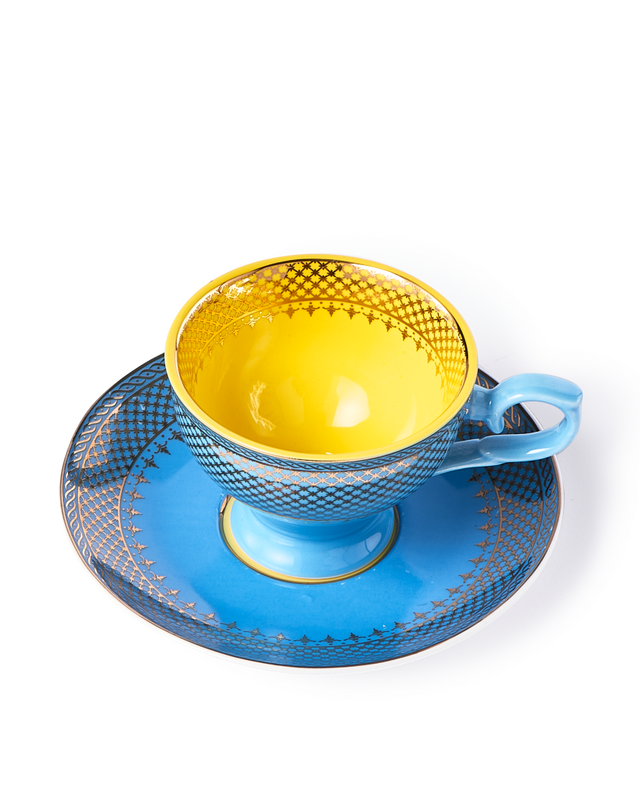 Tazas de Espresso Multicolor Grandma set 4