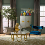 Jarrón Eden Redondo Rojo