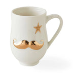 Taza Gilded Mr. and Mrs. Muse