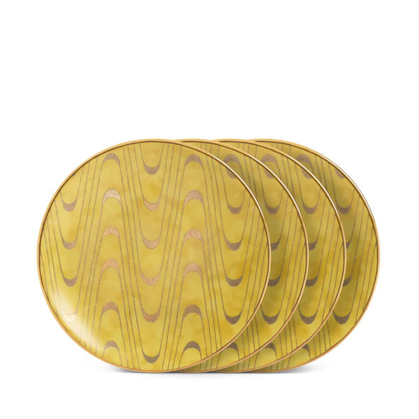 Platos de Postre Fortuny Apollo Yellow  (Set of 4)