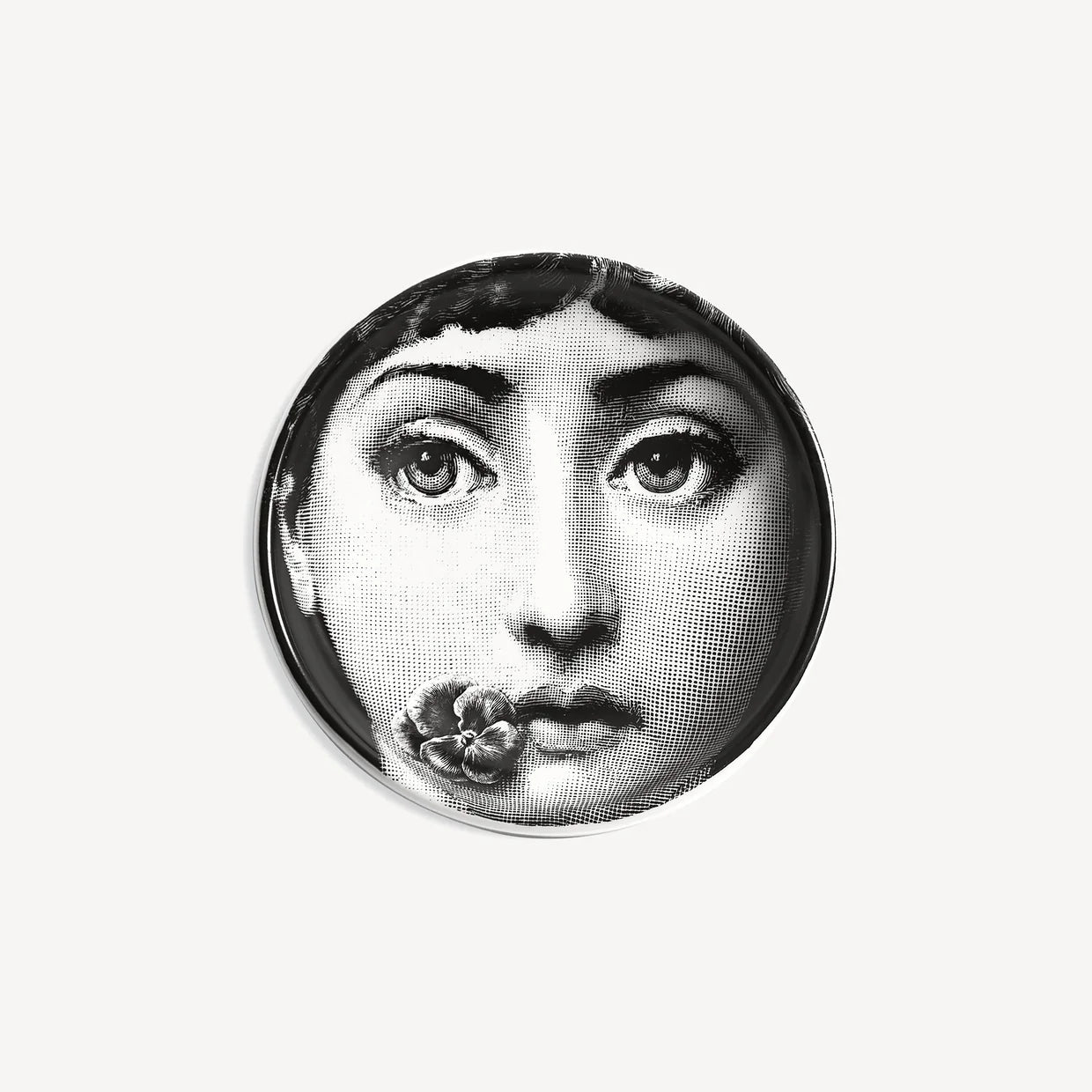Cenicero Circular Tema e Variazioni n.137 blanco/negro